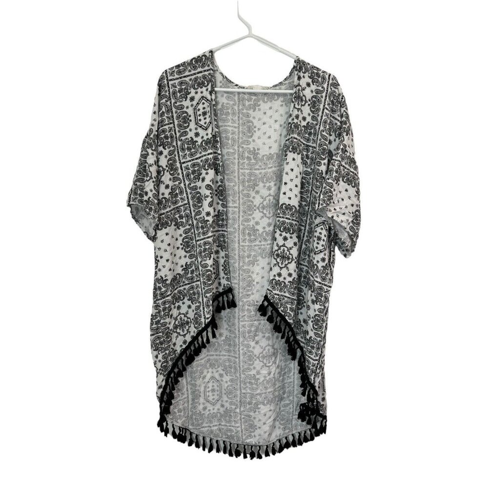 Miley & Molly Size Measured Open Cardigan Tassel Western Classic City Wedding‎